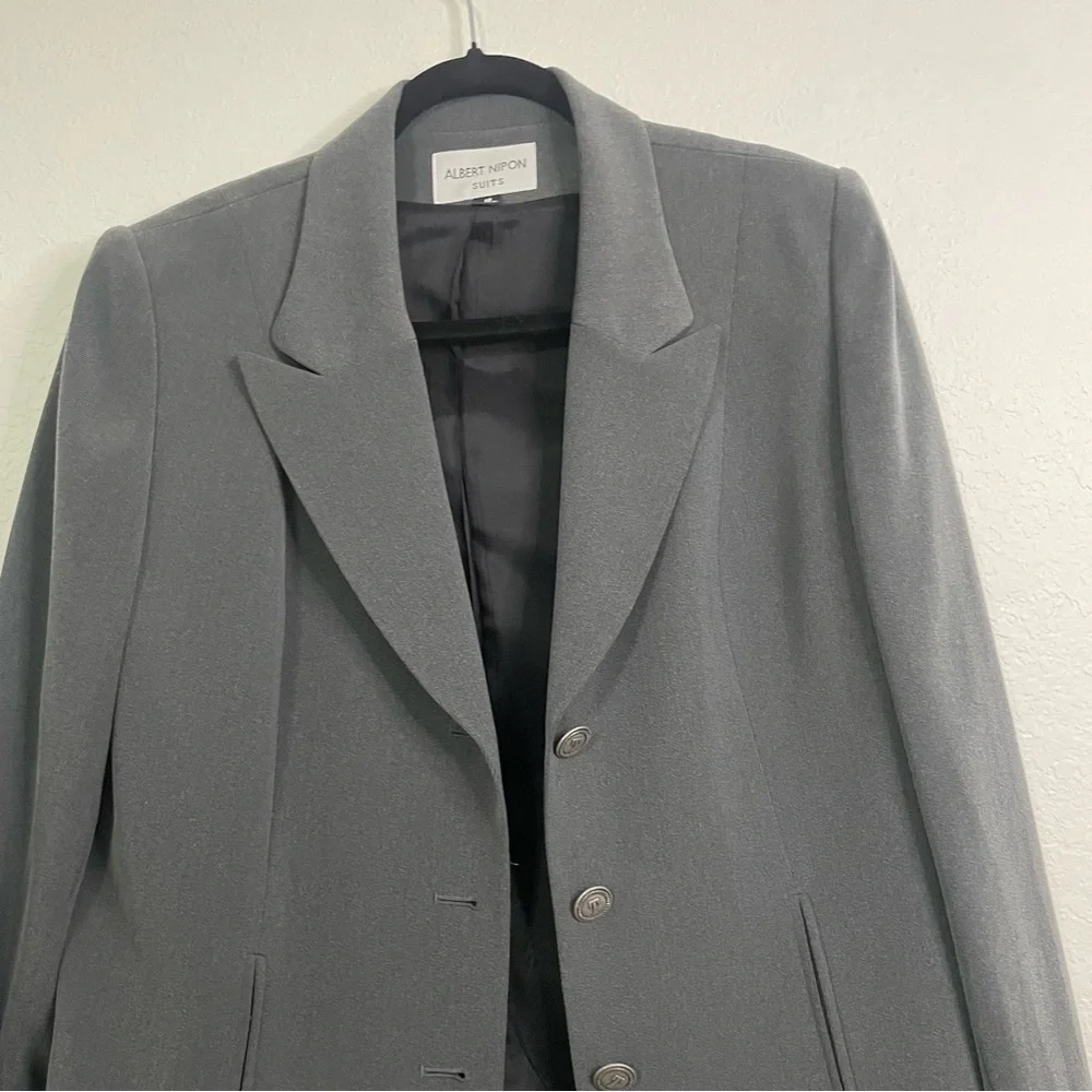 Albert Nipon sophisticated gray